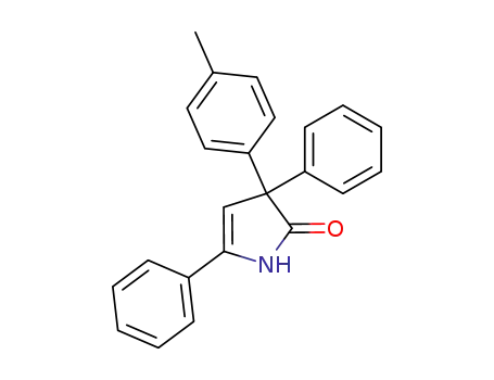3,5-diphenyl-3-(p-tolyl)-1H-pyrrole-2(3H)-one