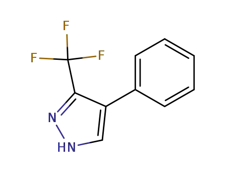 Molecular Structure of 96256-53-0 (4-PHENYL-3-(TRIFLUOROMETHYL)-1H-PYRAZOLE)