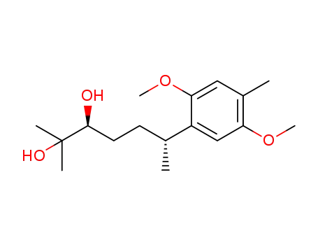 (3S,6R)-6-(2,5-dimethoxy-4-methylphenyl)-2-methylheptane-2,3-diol