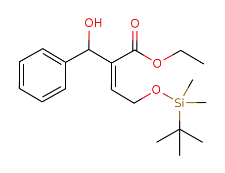 (Z)-ethyl 4-(tert-butyldimethylsilyloxy)-2-(hydroxy(phenyl)methyl)but-2-enoate
