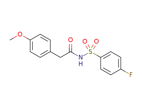 N-(4-fluorophenylsulfonyl)-2-(4-methoxyphenyl)acetamide