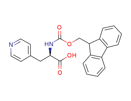 4-Pyridinepropanoicacid, a-[[(9H-fluoren-9-ylmethoxy)carbonyl]amino]-,(aR)- (9CI)