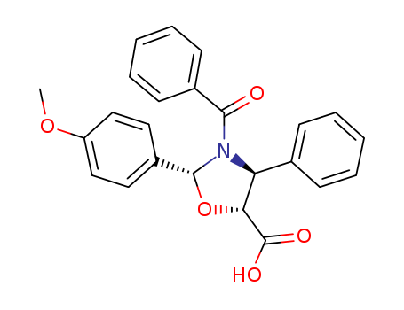 (2R,4S,5R)-2-(4-METHOXYPHENYL)-N-BENZOYL-4- PHENYLOXAZOLIDINE-5-CARBOXYLIC ACID