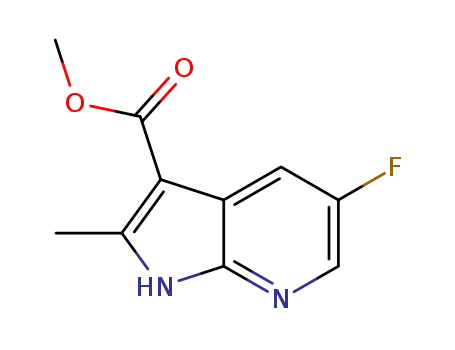 1H-Pyrrolo[2,3-b]pyridine-3-carboxylic acid, 5-fluoro-2-Methyl-, Methyl este