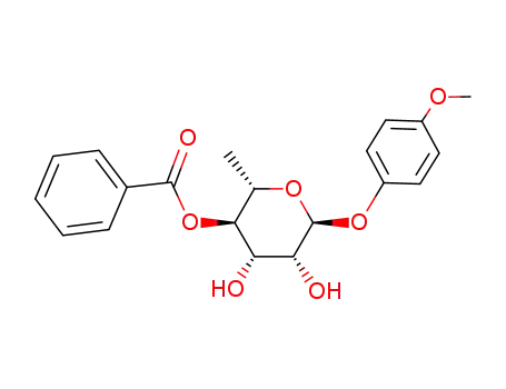 4-methoxyphenyl 4-O-benzoyl-α-L-rhamnopyranoside