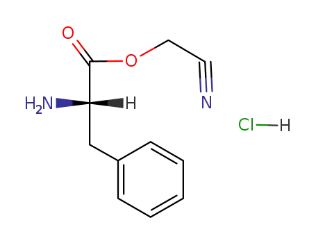 L-Phenylalanine, cyanomethyl ester, monohydrochloride