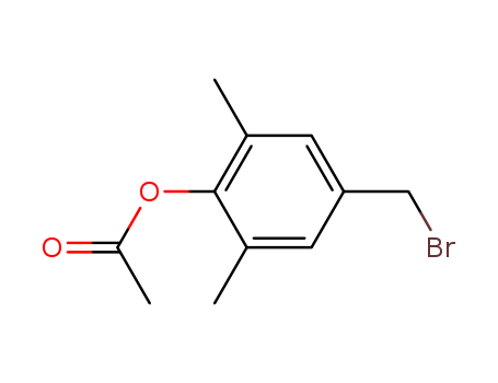 Phenol, 4-(bromomethyl)-2,6-dimethyl-, acetate