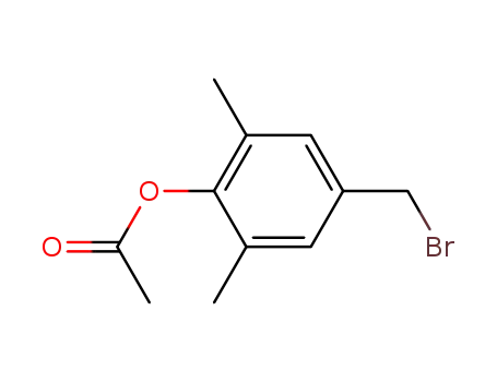 Phenol, 4-(bromomethyl)-2,6-dimethyl-, acetate