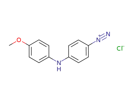 4-[(4-Methoxyphenyl)amino]benzenediazonium chloride