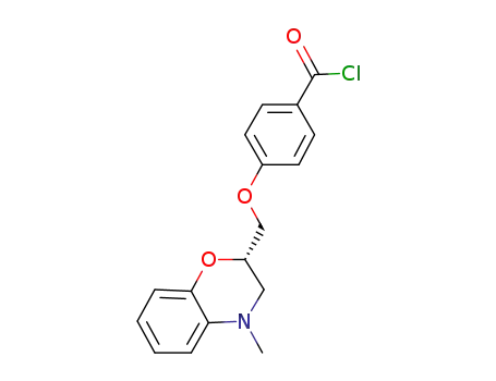 Benzoyl chloride,
4-[[(2S)-3,4-dihydro-4-methyl-2H-1,4-benzoxazin-2-yl]methoxy]-