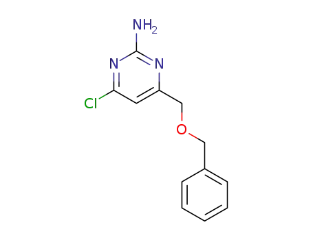 4-(benzyloxymethyl)-6-chloropyrimidin-2-amine