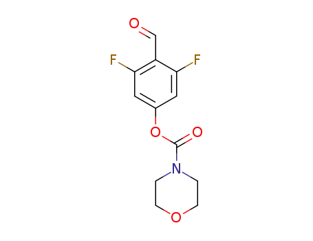 3,5-difluoro-4-formylphenyl morpholine-4-carboxylate
