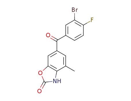 6-(3-bromo-4-fluoro-benzoyl)-4-methyl-3H-benzoxazol-2-one