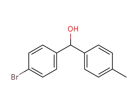 Molecular Structure of 29334-17-6 ((4-BroMophenyl)(4-Methylphenyl)Methanol)