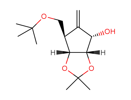 (3aS,4S,6R,6aR)-6-(tert-butoxymethyl)-2,2-dimethyl-5-methylenetetrahydro-3aH-cyclopenta[d][1,3]-dioxol-4-ol