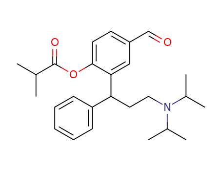 2-(3-(diisopropylamino)-1-phenylpropyl)-4-formylphenyl isobutyrate