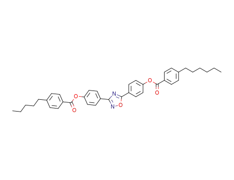 Molecular Structure of 1342883-87-7 (4-{3-[4-(4-n-pentylbenzoyloxy)phenyl]-1,2,4-oxadiazol-5-yl}phenyl 4-hexylbenzoate)