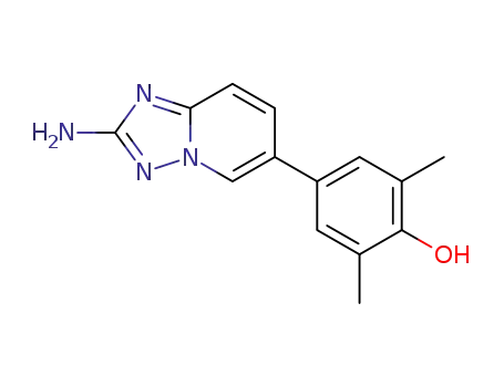 4-(2-amino[1,2,4]triazolo[1,5-a]pyridin-6-yl)-2,6-dimethylphenol