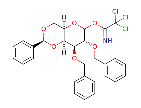 O-(2,3-di-O-benzyl-4,6-O-benzylidene-D-galactopyranosyl) trichloroacetimidate