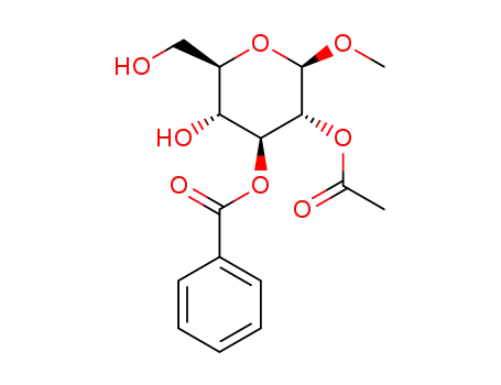 methyl 2-O-acetyl-3-O-benzoyl-β-D-glucopyranoside
