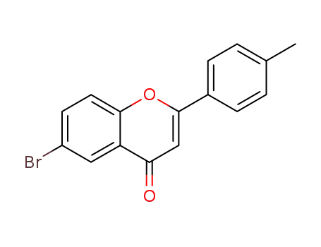 Molecular Structure of 41255-32-7 (6-BROMO-4'-METHYLFLAVONE)