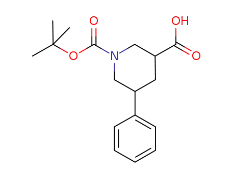 5-PHENYL-PIPERIDINE-1,3-DICARBOXYLIC ACID 1-TERT-BUTYL 에스테르