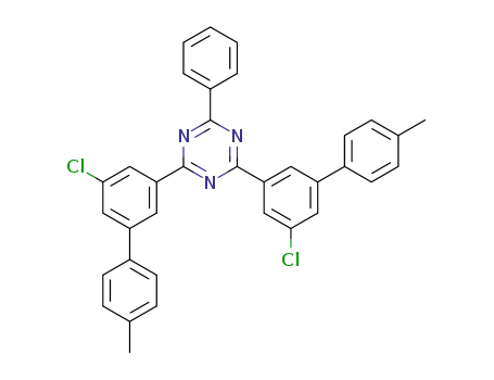 2,4-bis(3-chloro-4'-methylbiphenyl-5-yl)-6-phenyl-1,3,5-triazine