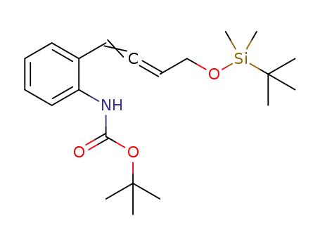 N-(tert-butoxycarbonyl)-2-[4-(tert-butyldimethylsilyloxy)-1,2-butadienyl]aniline