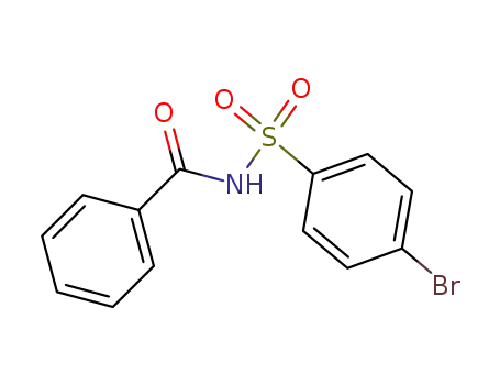 Molecular Structure of 14067-99-3 (N-[(4-bromophenyl)sulfonyl]benzamide)