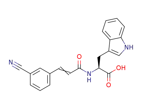 Nα-[3-(3-cyanophenyl)acryloyl]-L-tryptophan