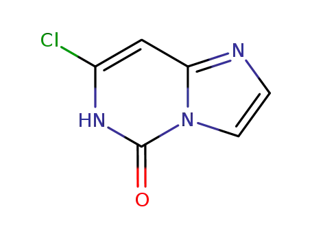 Molecular Structure of 56817-09-5 (7-chloroiMidazo[1,2-c]pyriMidin-5-ol)