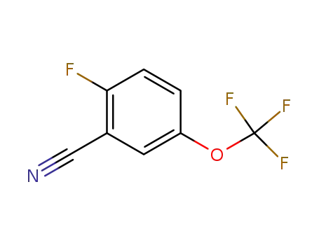 Molecular Structure of 886498-08-4 (2-FLUORO-5-(TRIFLUOROMETHOXY)BENZONITRILE)