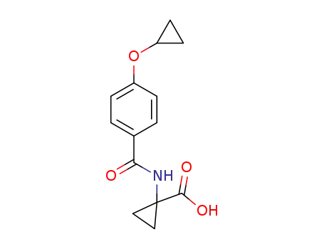 1-[[4-(cyclopropoxy)benzoyl]amino]cyclopropanecarboxylic acid