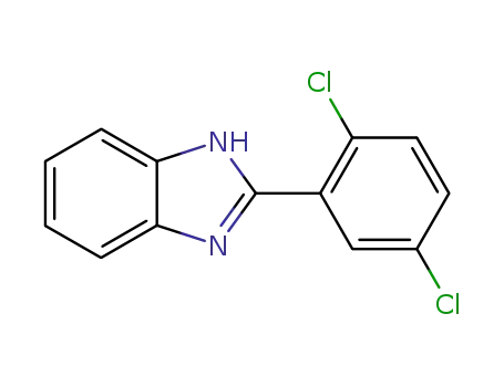 Molecular Structure of 14225-80-0 (BENZIMIDAZOLE, 2-(2,5-DICHLOROPHENYL)-)