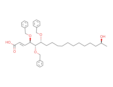 (4R,5S,6R,17S,E)-4,5,6-tris(benzyloxy)-17-hydroxyoctadec-2-enoic acid