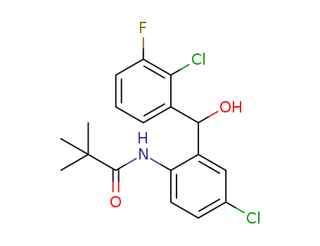 N-{4-chloro-2-[(2-chloro-3-fluorophenyl)hydroxymethyl]-phenyl}-2,2-dimethylpropionamide