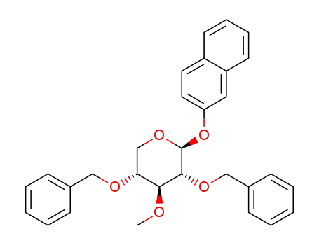 2-naphthyl 2,4-di-O-benzyl-3-methoxy-β-D-xylopyranoside