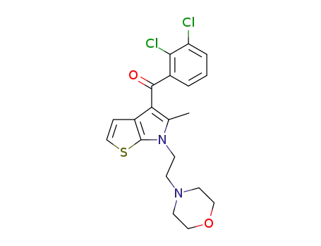 (2,3-dichlorophenyl)(5-methyl-6-(2-morpholinoethyl)-6H-thieno[2,3-b]pyrrol-4-yl)methanone