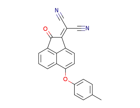 2-[2-oxo-2H-6-(p-tolyloxy)acenaphthylen-1-ylidene]-malononitrile