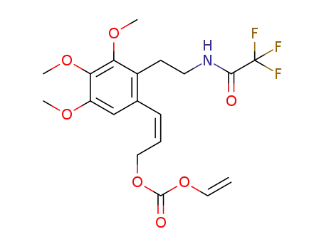 ethenyl (Z)-3-{3,4,5-trimethoxy-2-[2-(trifluoroacetylamino)ethyl]phenyl}prop-2-enyl carbonate