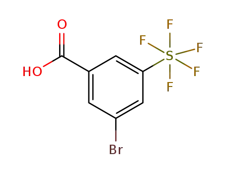 3-bromo-5-(pentafluoro-λ<sup>6</sup>-sulphanyl)benzoic acid