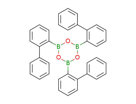 Molecular Structure of 7519-86-0 (1,3,5-tris(2-biphenylyl)cyclotriboroxane)