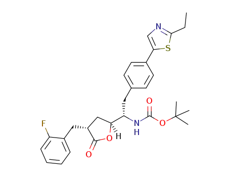 Molecular Structure of 1311412-52-8 (C<sub>29</sub>H<sub>33</sub>FN<sub>2</sub>O<sub>4</sub>S)