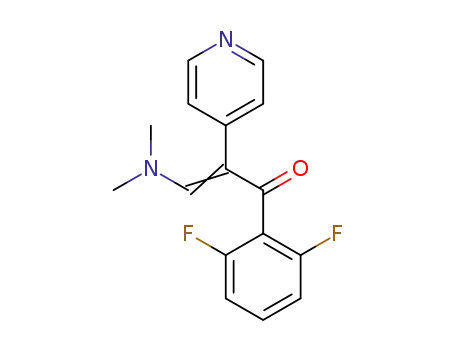 1-(2,6-difluorophenyl)-3-(dimethylamino)-2-(pyridin-4-yl)prop-2-en-1-one