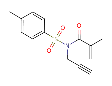 Molecular Structure of 1242029-29-3 (N-(prop-2-yn-1-yl)-N-tosylmethacrylamide)