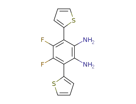 2,3-difluoro-1,4-di(2-thienyl)-5,6-diamino-benzene