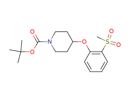 4-(2-methanesulfonyl-phenoxy)-piperidine-1-carboxylic acid tert-butyl ester