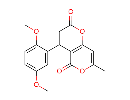 C<sub>17</sub>H<sub>16</sub>O<sub>6</sub>