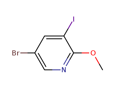 Pyridine,5-bromo-3-iodo-2-methoxy-