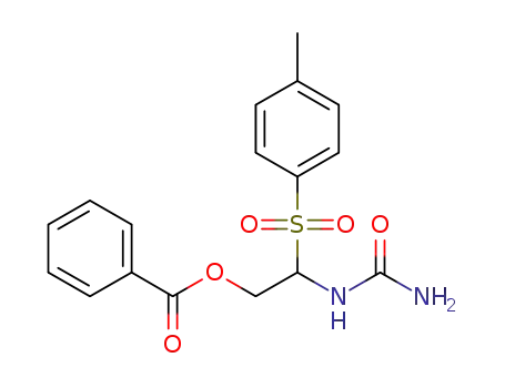 N-[(2-benzoyloxy-1-tosyl)ethyl]urea